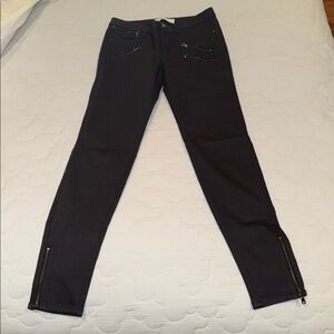 Zara Black Moto Pants
